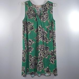 Philosophy Green Floral Dress, Size Large